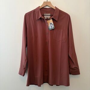 Royal Robbins Marron Long Sleeve Button-Down
